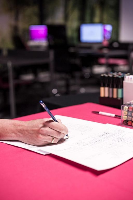 Praktijkopdracht maken bij de cursus webdesign bij De Digitale Academie in Deventer.